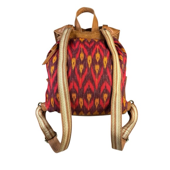 The Sak Backpack Womens Large Boho Woven Southwest Faux Leather Bag Western - Picture 6 of 12
